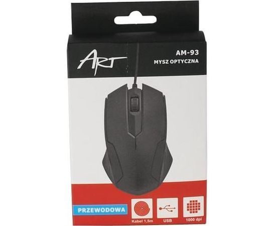 ART Mouse optical USB AM-93 black