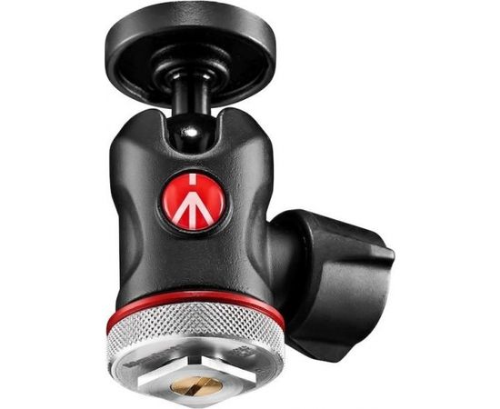 Manfrotto шариковая головка MH492LCD-BH Micro + Cold Shoe