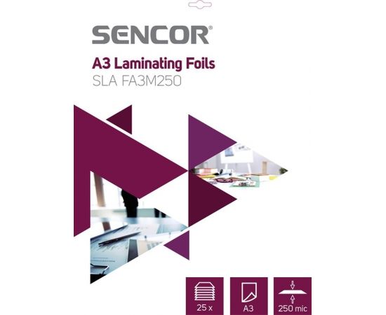 Пакеты для ламинирования A3 Sencor SLA FA3M250