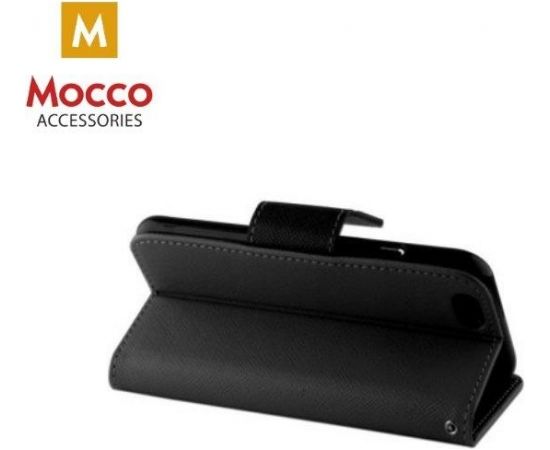 Mocco Fancy Book Case Grāmatveida Maks Telefonam Apple iPhone XS / X Melns