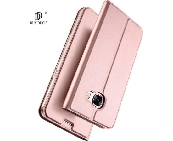 Dux Ducis Premium Magnet Case Grāmatveida Maks Telefonam Huawei Honor Play Rozā