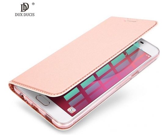Dux Ducis Premium Magnet Case Grāmatveida Maks Telefonam Huawei Honor Play Rozā