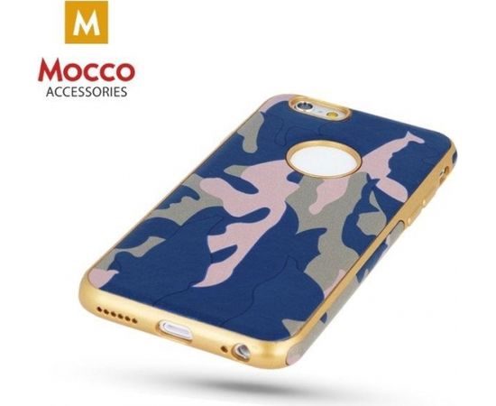 Mocco Army Back Case Aizmugurējais Silikona Apvalks Priekš Samsung G920 Galaxy S6 Zils