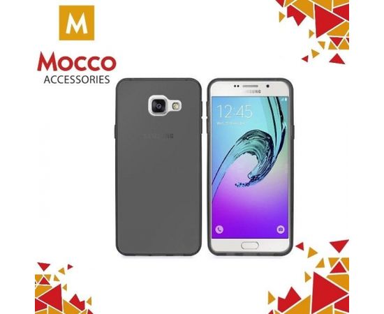 Mocco Ultra Back Case 0.3 mm Aizmugurējais Silikona Apvalks Priekš Samsung G925 Galaxy S6 Edge Caurspīdīgs - Melns