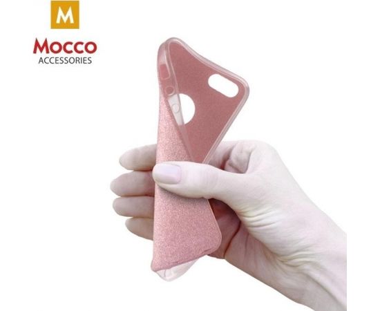 Mocco Glitter Ultra Back Case 0.3 mm Aizmugurējais Silikona Apvalks Priekš Samsung A310 Galaxy A3 (2016) Rozā