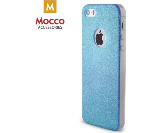 Mocco Glitter Ultra Back Case 0.3 mm Aizmugurējais Silikona Apvalks Priekš Samsung A510 Galaxy A5 (2016) Zils