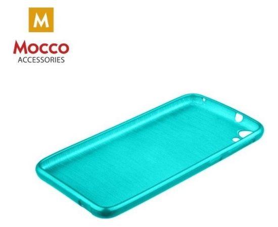 Mocco Jelly Brush Case Aizmugurējais Silikona Apvalks Priekš Samsung G930 Galaxy S7 Zils