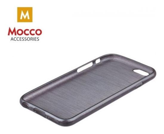 Mocco Jelly Brush Case Aizmugurējais Silikona Apvalks Priekš Apple iPhone 7 Plus / 8 Plus Melns