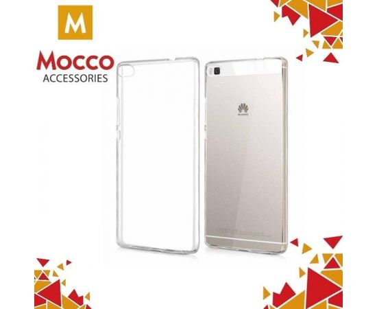 Mocco Ultra Back Case 0.3 mm Aizmugurējais Silikona Apvalks Priekš Huawei P8 Caurspīdīgs