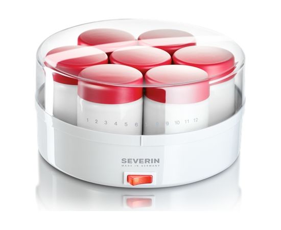 Severin JG 3519 White/Red Yoghurt Maker