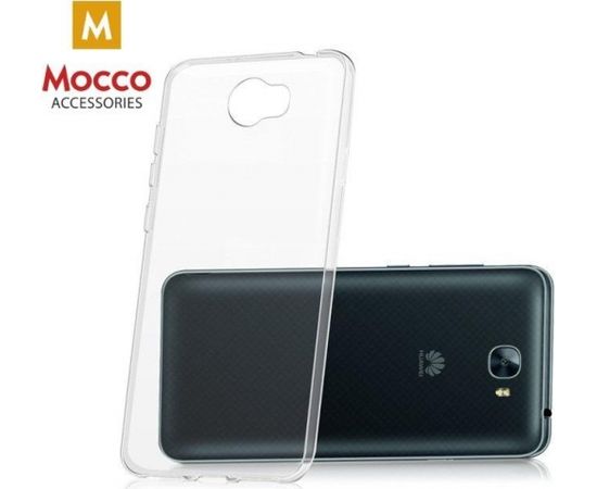 Mocco Ultra Back Case 0.3 mm Aizmugurējais Silikona Apvalks Priekš Huawei Y5 II / Y6 Compact Caurspīdīgs