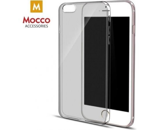 Mocco Ultra Back Case 0.3 mm Aizmugurējais Silikona Apvalks Priekš Huawei P8 Caurspīdīgs - Melns
