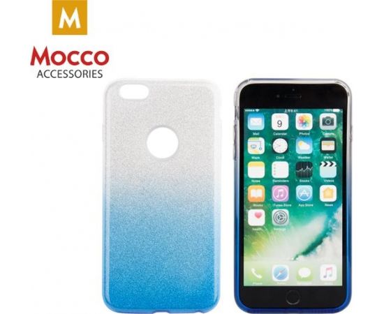 Mocco Shining Ultra Back Case 0.3 mm Aizmugurējais Silikona Apvalks Priekš Samsung G965 Galaxy S9 Plus Zils