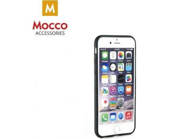 Mocco Lizard Back Case Aizmugurējais Silikona Apvalks Priekš Apple iPhone X Melns