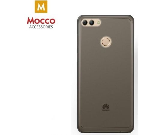 Mocco Ultra Back Case 0.3 mm Силиконовый чехол для Huawei Y9 (2018) Прозрачный-черный