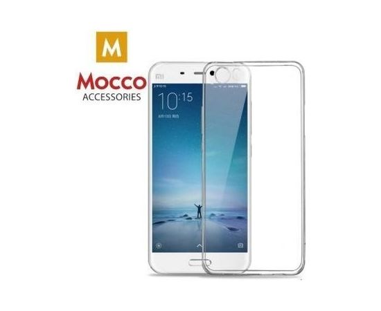 Mocco Ultra Back Case 0.3 mm Aizmugurējais Silikona Apvalks Priekš Xiaomi Mi 6 Caurspīdīgs