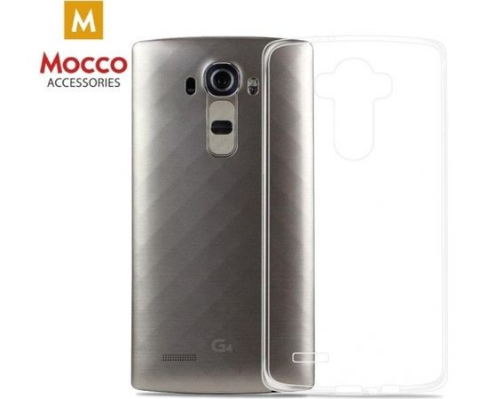Mocco Ultra Back Case 0.3 mm Aizmugurējais Silikona Apvalks Priekš LG Q8 Caurspīdīgs