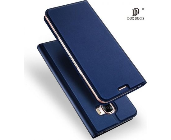 Dux Ducis Premium Magnet Case Grāmatveida Maks Telefonam LG Q8 Zils