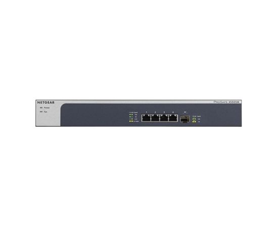 Netgear Switches XS505M-100EUS Unmanaged, Rack mountable, SFP+ ports quantity 1