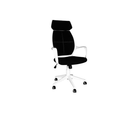 Biroja krēsls LEONE balts/melns