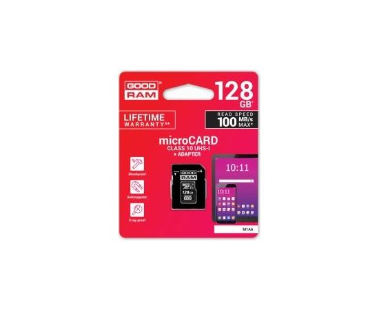 Goodram 128GB microSDXC class 10 UHS I + Adapter