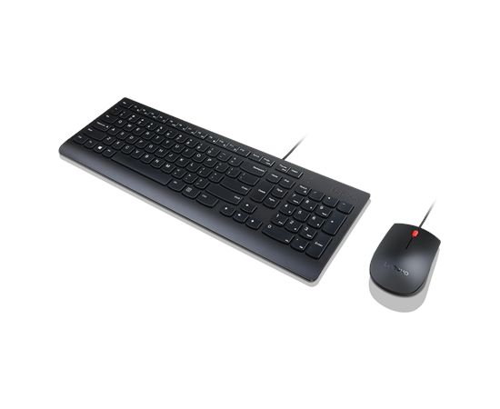 Lenovo Essential Wired Keyboard and Mouse Combo Keyboard layout Russian/Cyrillic, Black