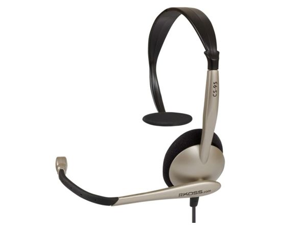 Koss Headphones CS95 Headband/On-Ear, 3.5mm (1/8 inch), Microphone, Black/Gold,