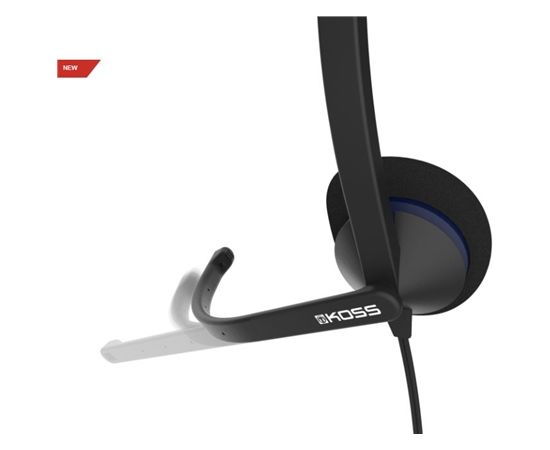 Koss Headphones CS200 USB Headband/On-Ear, USB, Microphone, Black,