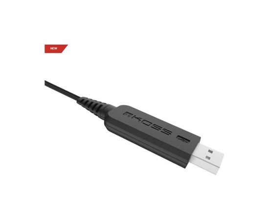 Koss austiņas CS200 USB Headband/On-Ear, USB, Microphone, Black,