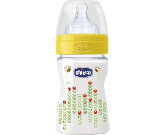 CHICCO WELL BEING Pudelīte, 150ml (dzeltena)