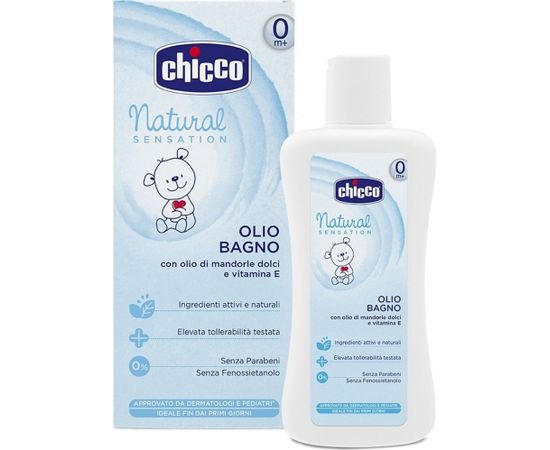 Chicco Natural Sensation Vannas eļļa, 200 ml