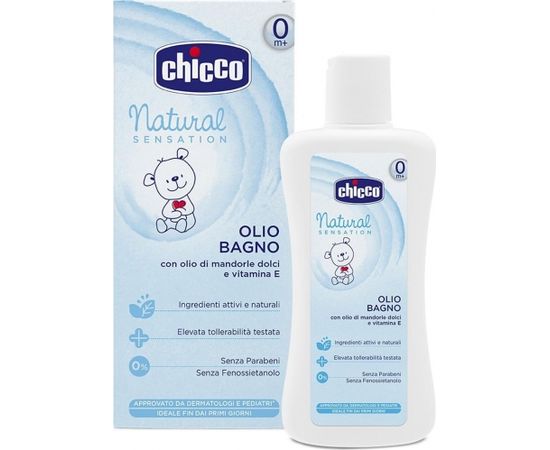 Chicco Natural Sensation Vannas eļļa, 200 ml