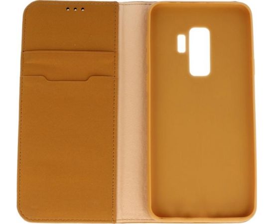 Dux Ducis Wish Magnet Case Grāmatveida Maks No Īstas Ādas Telefonam Samsung Galaxy Note 9 Brūns