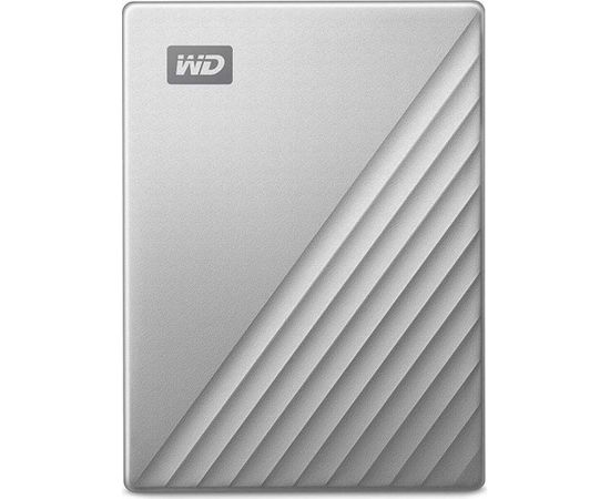 External HDD WD My Passport Ultra for Mac 2.5'' 4TB USB3.1 Silver Worldwide