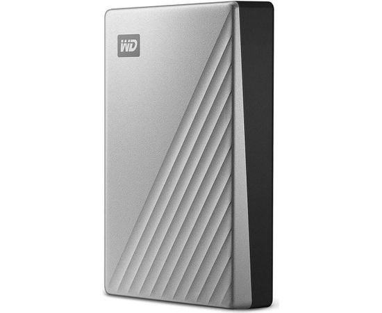 External HDD WD My Passport Ultra for Mac 2.5'' 4TB USB3.1 Silver Worldwide