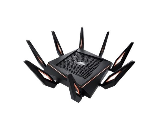 Asus Gaming Router ROG Rapture GT-AX11000 10/100/1000 Mbit/s, Ethernet LAN (RJ-45) ports 4, 2.4GHz/5GHz, Wi-Fi standards 802.11ax, Antenna type External, Antennas quantity 8, USB ports quantity 2