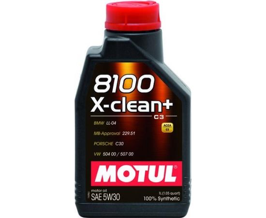 Motora eļļa 5W30 MOTUL 8100 X-CLEAN+ 1L