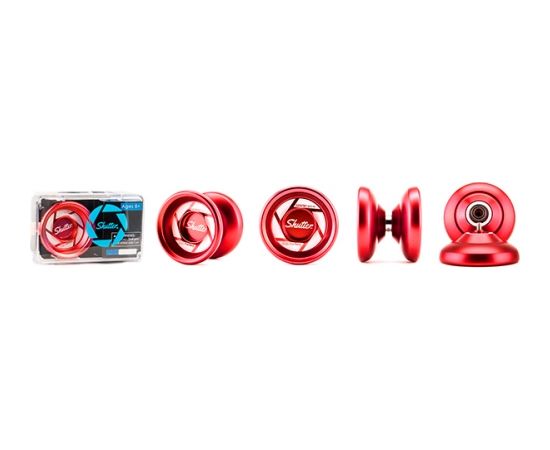 YoYoFactory YO-YO SHUTTER rotaļlieta profesionāļiem - melns, sarkans vai zils - YO 106