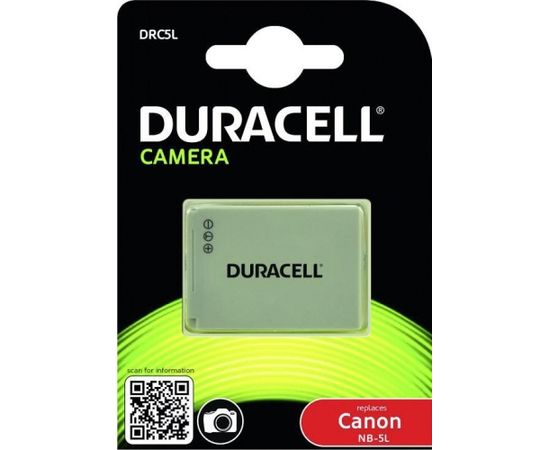 Duracell battery Canon NB-5L 820mAh