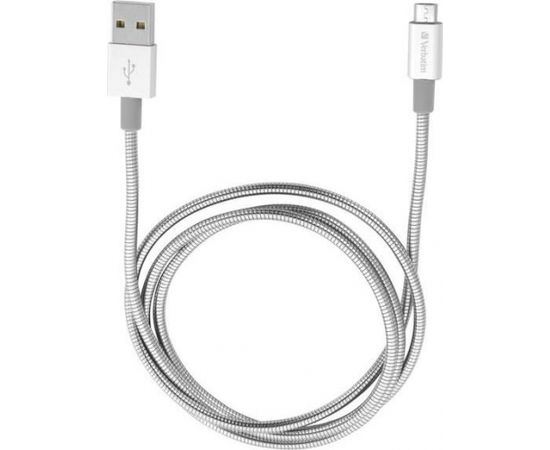 Verbatim Mirco B USB Cable Sync&Charge100cm (silver)