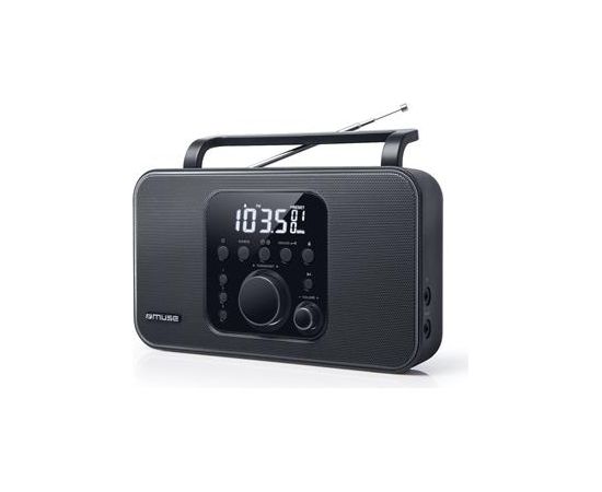 Muse Radio M-091R Black, AUX in, Alarm function