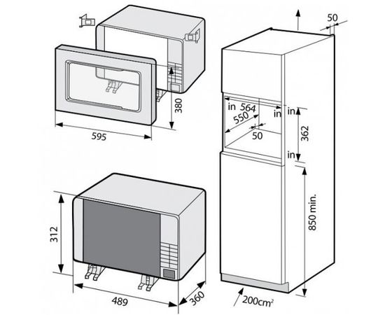 Microwave oven Samsung FG87SUB