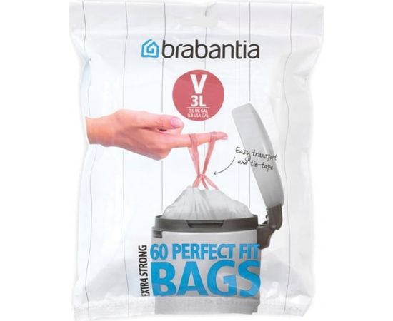 BRABANTIA atkritumu tvertņu maisiņi, 10-12  l, (X) (40 gab) - 116841