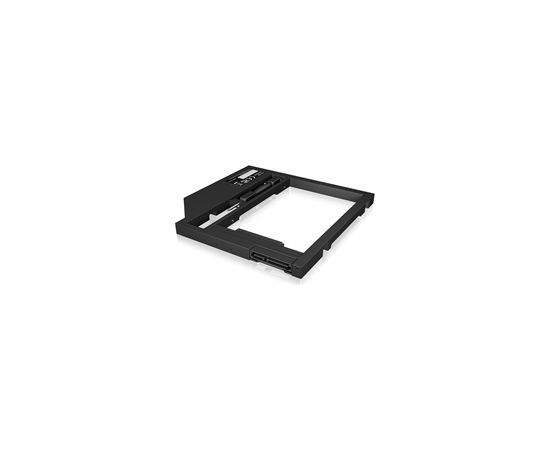 Raidsonic Adapter for a 2.5&apos;&apos; HDD/SSD in notebook DVD bay ICY BOX IB-AC649