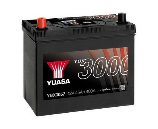 Yuasa 3000 YBX3057 45Ah 400A Startera akumulatoru baterija