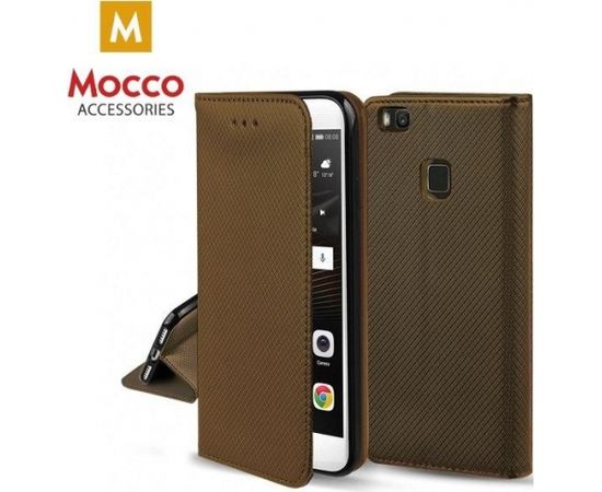 Mocco Smart Magnet Book Case Grāmatveida Maks Telefonam Xiaomi Pocophone F1 Tumši Zeltains
