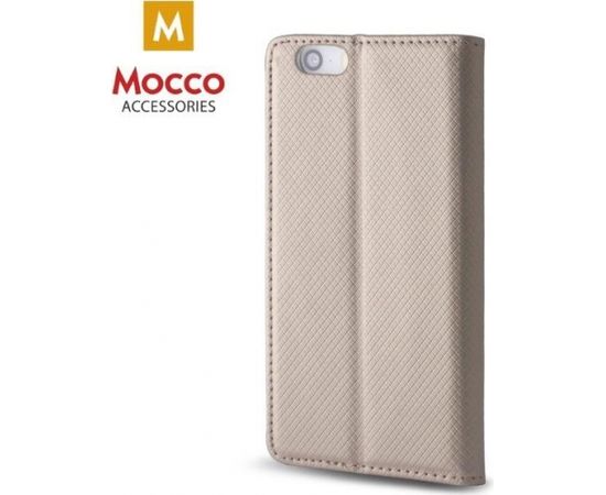 Mocco Smart Magnet Book Case Grāmatveida Maks Telefonam Huawei Mate 20 Zeltains