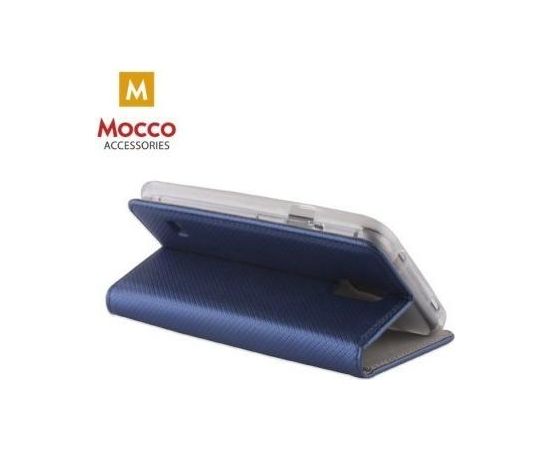 Mocco Smart Magnet Book Case Grāmatveida Maks Telefonam LG Q6 M700N Zils
