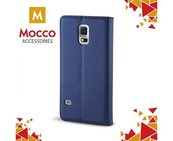 Mocco Smart Magnet Book Case Grāmatveida Maks Telefonam Samsung J120 Galaxy J1 (2017) Zils