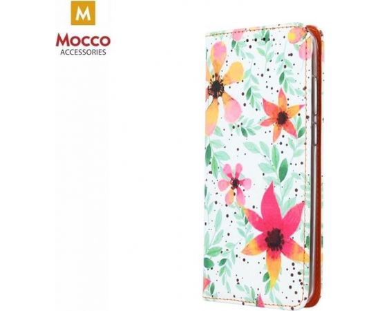 Mocco Smart Trendy Book Case Grāmatveida Maks Telefonam Xiaomi Redmi Note 5 Pro Ziedi